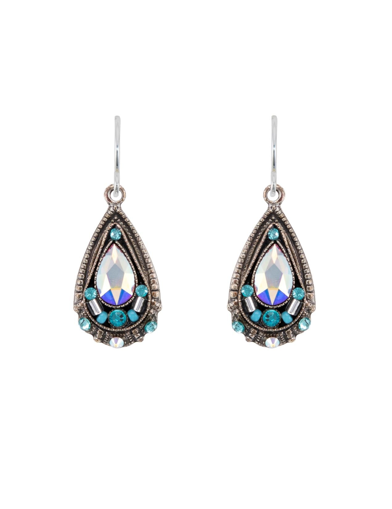 E190-ICE Drop Earrings-Ice