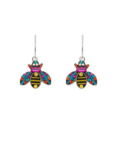 E227-MC Queen Bee Earrings