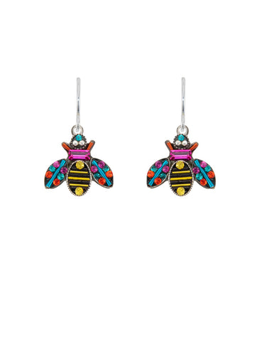 E227-MC Queen Bee Earrings