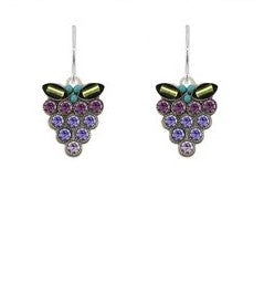 E260-A Vino Earrings-Amethyst