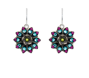 E44-MC Botanical Earrings - Multicolor