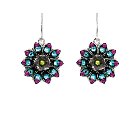 E44-MC Botanical Earrings - Multicolor