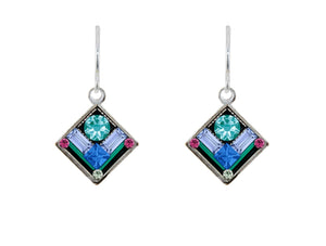 E7-LT Architectural Diamond Earrings