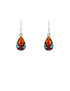 E9-MC Small Drop Earrings-Multicolor