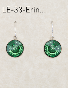 LE33-ERIN Limited Edition Round Bubble Earrings-Erinite